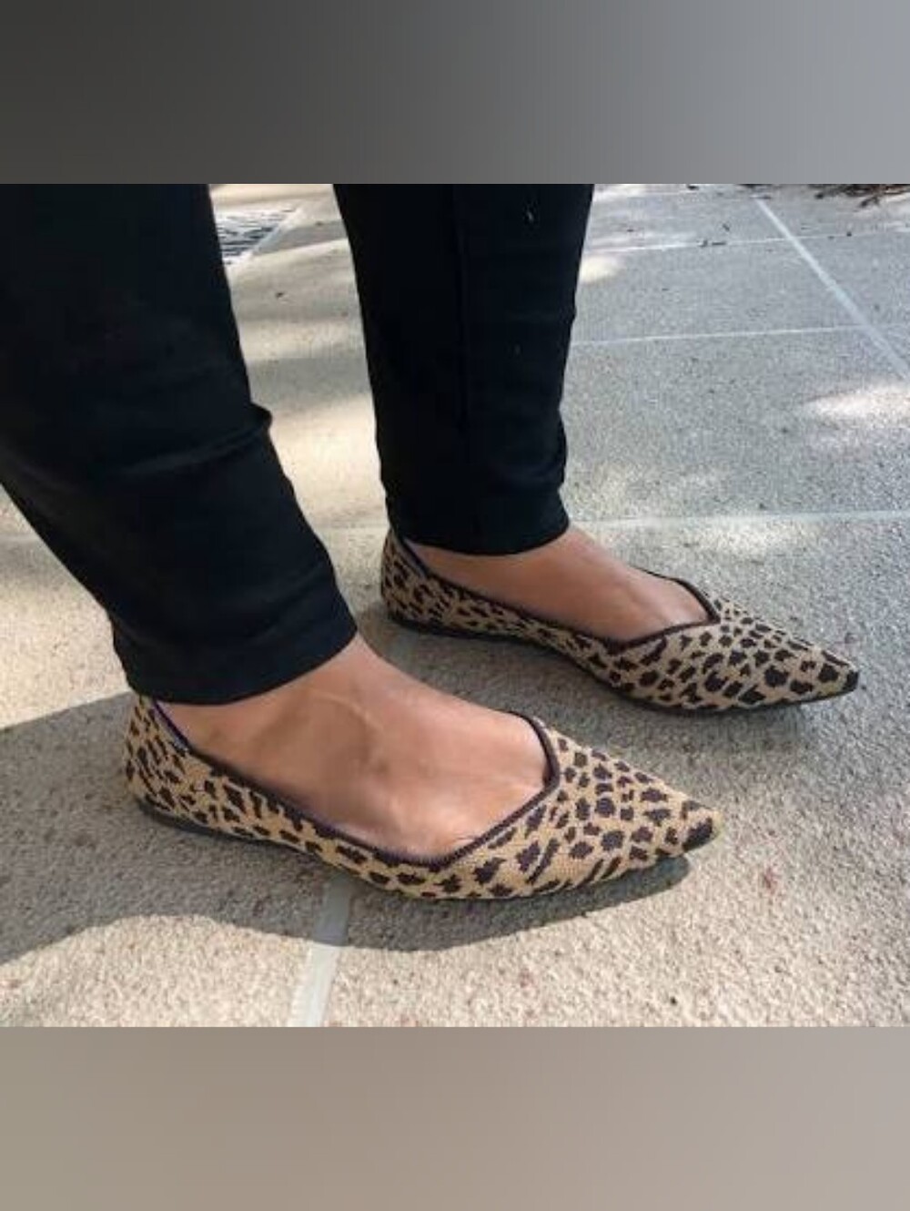 Rothy's Leopard Print The Point Size 8